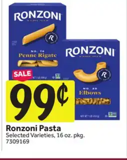 Stop&Shop Ronzoni Pasta offer