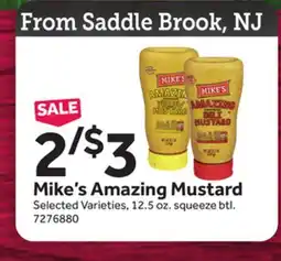 Stop&Shop Mike's Amazing Mustard offer