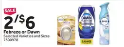 Stop&Shop Febreze or Dawn offer