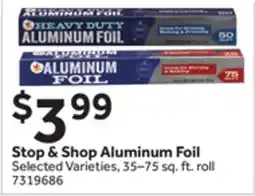 Stop&Shop Stop & Shop Aluminum Foil offer
