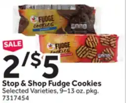 Stop&Shop Stop & Shop Fudge Cookies offer