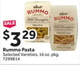Stop&Shop Rummo Pasta offer