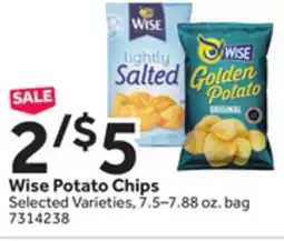 Stop&Shop Wise Potato Chips offer