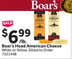 Stop&Shop Boar's Head American Cheese offer