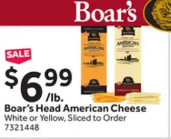 Stop&Shop Boar's Head American Cheese offer