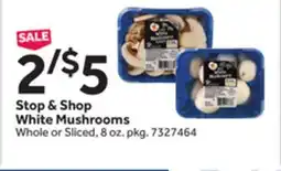 Stop&Shop Stop & Shop White Mushrooms offer