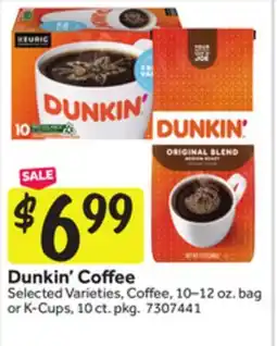 Stop&Shop Dunkin' Coffee offer