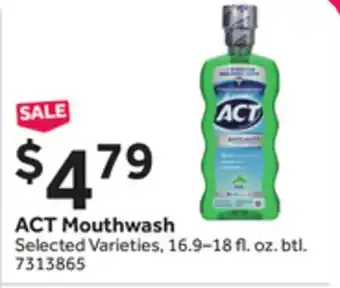 Stop&Shop ACT Mouthwash offer