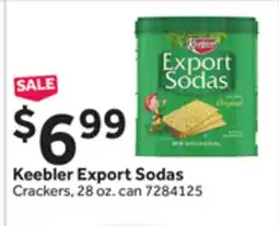 Stop&Shop Keebler Export Sodas Crackers offer