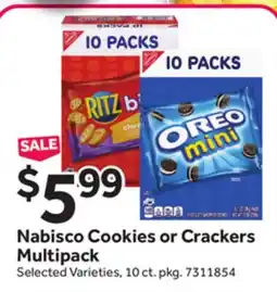 Stop&Shop Nabisco Cookies or Crackers Multipack offer