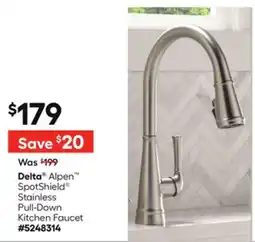 Lowe's Alpen SpotShield Stainless Pull-Down Kitchen Faucet offer