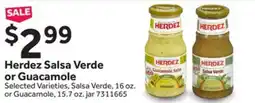Stop&Shop Herdez Salsa Verde or Guacamole offer
