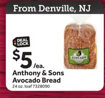 Stop&Shop Anthony & Sons Avocado Bread offer