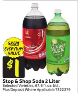 Stop&Shop Stop & Shop Soda 2 Liter offer
