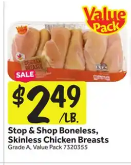 Stop&Shop Stop & Shop Boneless, Skinless Chicken Breasts offer