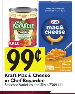 Stop&Shop Kraft Mac & Cheese or Chef Boyardee offer