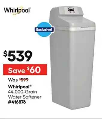 Lowe's 44,000-Grain Water Softener offer
