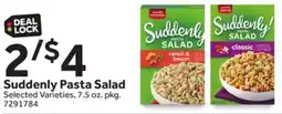 Stop&Shop Suddenly Pasta Salad offer
