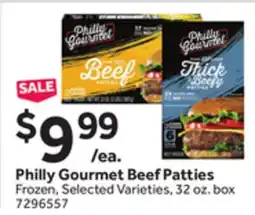 Stop&Shop Philly Gourmet Beef Patties offer