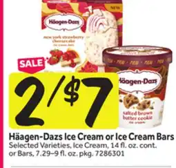 Stop&Shop Häagen-Dazs Ice Cream or Ice Cream Bars offer