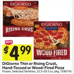 Stop&Shop DiGiorno Thin or Rising Crust, Hand-Tossed or Wood-Fired Pizza offer