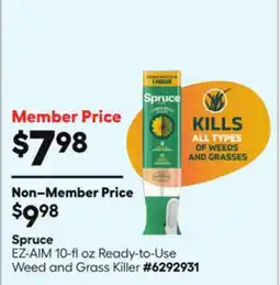 Lowe's Spruce EZ-AIM 10-fl oz Ready-to-Use Weed and Grass Killer offer