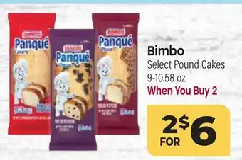 Tony’s Fresh Market Bimbo Select Pound Cakes offer