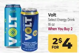Tony’s Fresh Market Volt Select Energy Drink offer