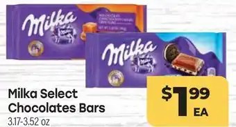 Tony’s Fresh Market Milka Select Chocolates Bars offer