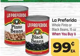 Tony’s Fresh Market La Preferida Whole Pinto Whole Pinto or Black Beans offer