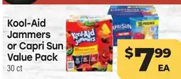 Tony’s Fresh Market Kool-Aid Jammers or Capri Sun Value Pack offer