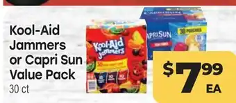Tony’s Fresh Market Kool-Aid Jammers or Capri Sun Value Pack offer