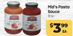 Tony’s Fresh Market Mid's Pasta Sauce offer