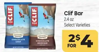 Tony’s Fresh Market Clif Bar offer