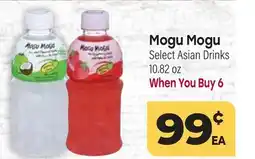 Tony’s Fresh Market Mogu Mogu Select Asian Drinks offer