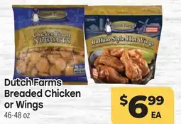 Tony’s Fresh Market Dutch Farms Breaded Chicken Wings offer