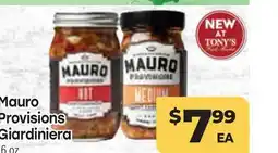 Tony’s Fresh Market Mauro Provisions Giardiniera offer