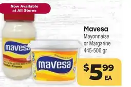 Tony’s Fresh Market Mavesa Mayonnaise or Margarine offer