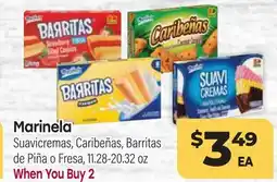 Tony’s Fresh Market Marinela Suavicremas, Caribeñas, Barritas de Piña o Fresa offer