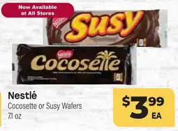 Tony’s Fresh Market Nestlé Cocosette or Susy Wafers offer