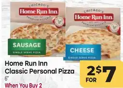 Tony’s Fresh Market Home Run Inn Classic Personal Pizza offer
