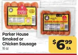 Tony’s Fresh Market Parker House Smoked or Chicken Sausage offer