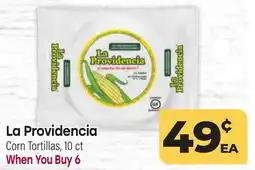 Tony’s Fresh Market La Providencia Corn Tortillas offer