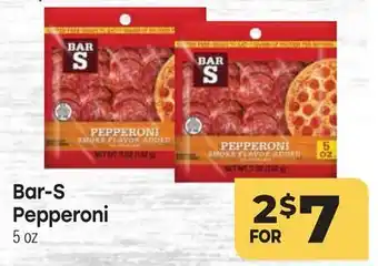 Tony’s Fresh Market Bar-S Pepperoni offer