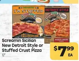 Tony’s Fresh Market Screamin Sicilian New Detroit Style or Stuffed Crust Pizza offer