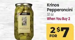 Tony’s Fresh Market Krinos Pepperoncini offer