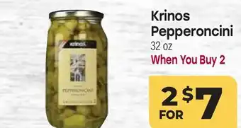 Tony’s Fresh Market Krinos Pepperoncini offer