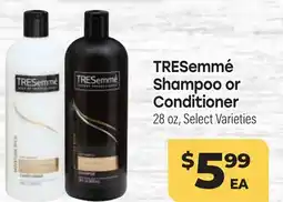 Tony’s Fresh Market TRESemmé Shampoo or Shampoo or Conditioner offer