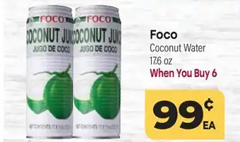Tony’s Fresh Market Foco Coconut Water offer