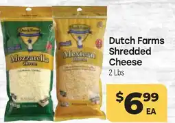 Tony’s Fresh Market Dutch Farms Shredded Cheese offer